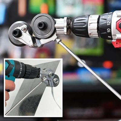 Metallschneideaufsatz für Bohrmaschinen - Bis zu 1,5 mm, gratfrei | METALSLICER