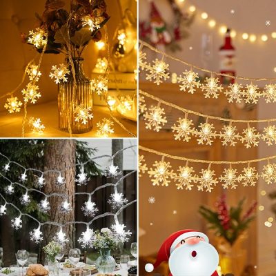Schneeflocken 1,8m Lichterkette | LEDFLAKES