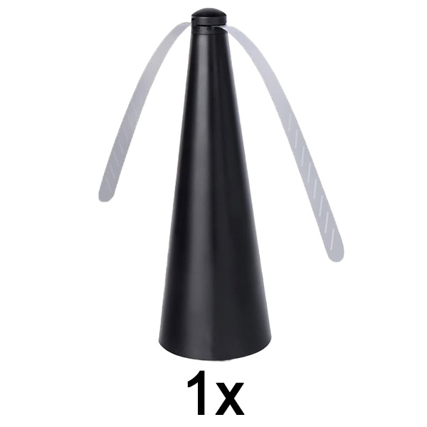 1x Fliegenabwehr-Ventilator – keine Chemikalien, keine Sprays, hält Fliegen von Lebensmitteln und Tischen fern | FLYBEGONE