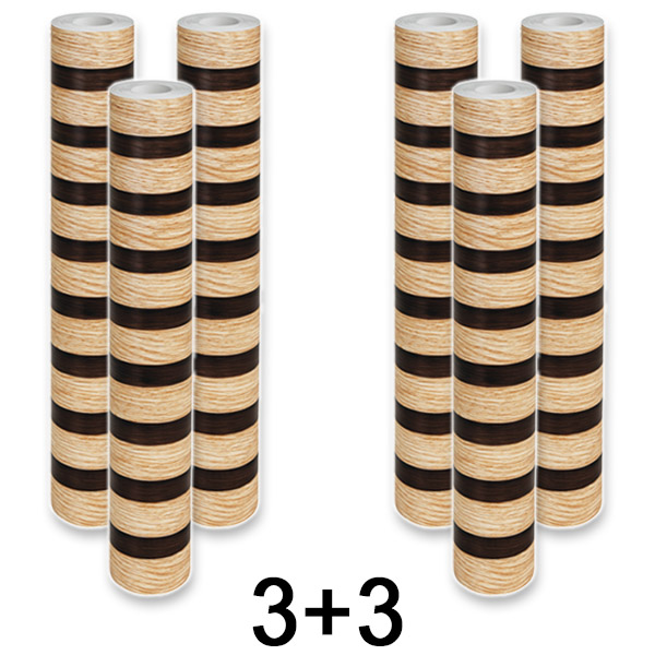 3x Selbstklebendes Wandpaneel in Holzoptik | LINEWALL 1+1 GRATIS